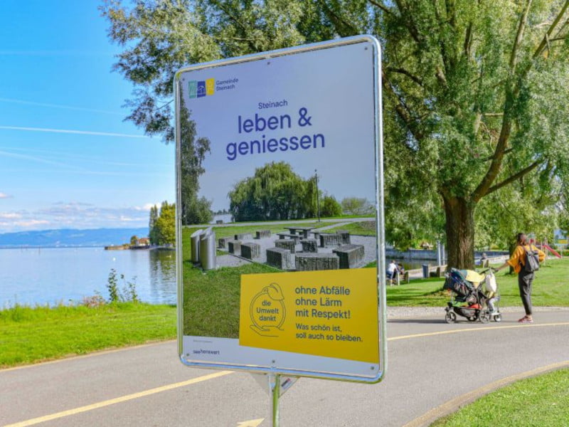 Plakate gegen Littering