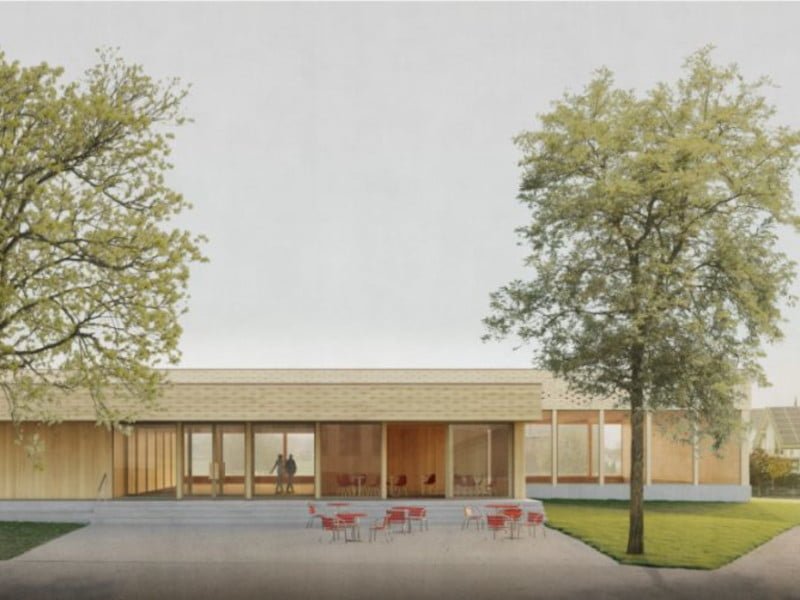 Baustart Neubau Sporthalle im Frühling