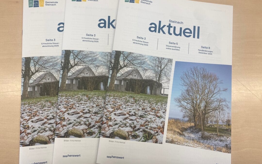 Keine Leserbriefe im Steinach aktuell