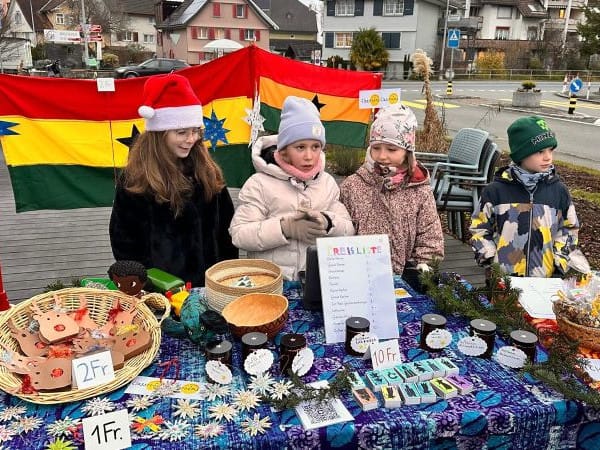 Stand für Ghana im Dezember 2025